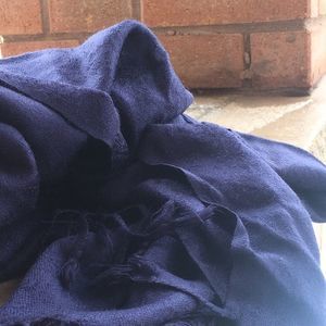 💜Free with Purchase~ blue scarf